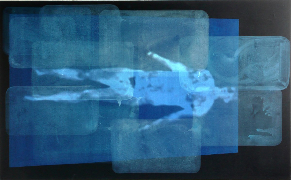 Dominik Lejman, „Nothing to Add”, 2011. Akryl na płotnie, projekcja wideo. Dzięki uprzejmości SOR Rusche Sammlung (źródło: materiały prasowe organizatora)