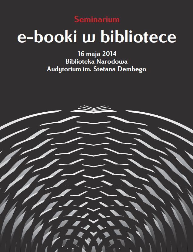 „e-booki w bibliotece” – plakat (źródło: materiały prasowe)