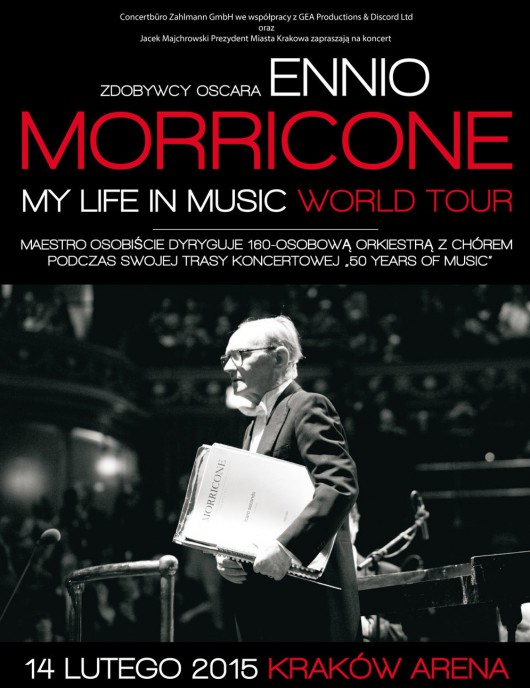 Ennio Morricone, plakat (źródło: materiały prasowe organizatora)