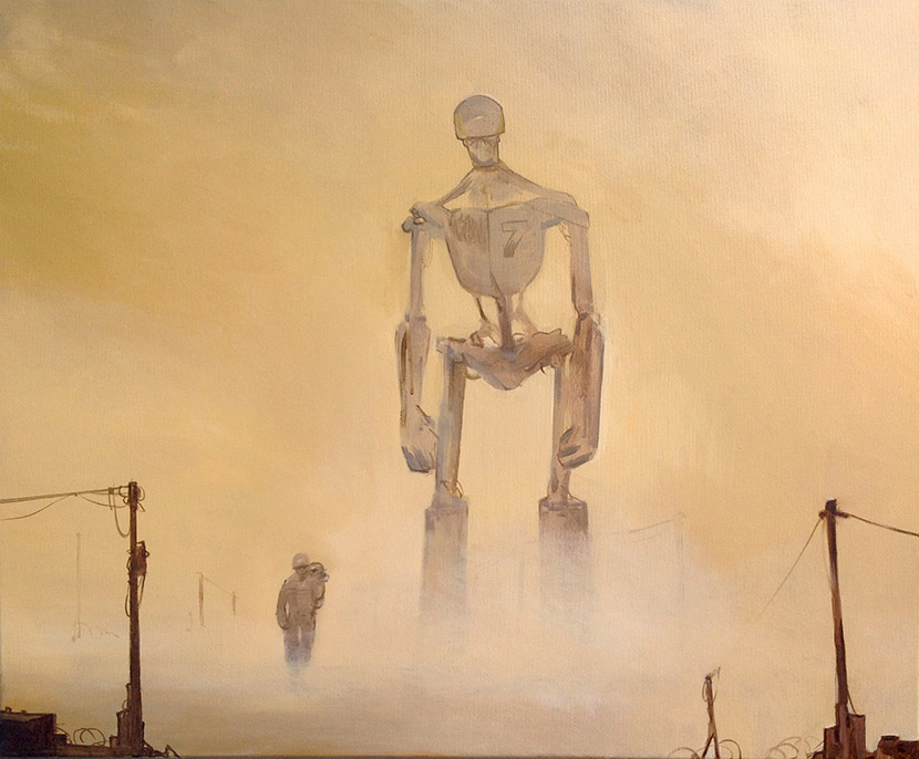 Joanna Karpowicz, „Sandy 7", 2013, 60x70 cm, akryl, płótno (źródło: materiały prasowe organizatora)
