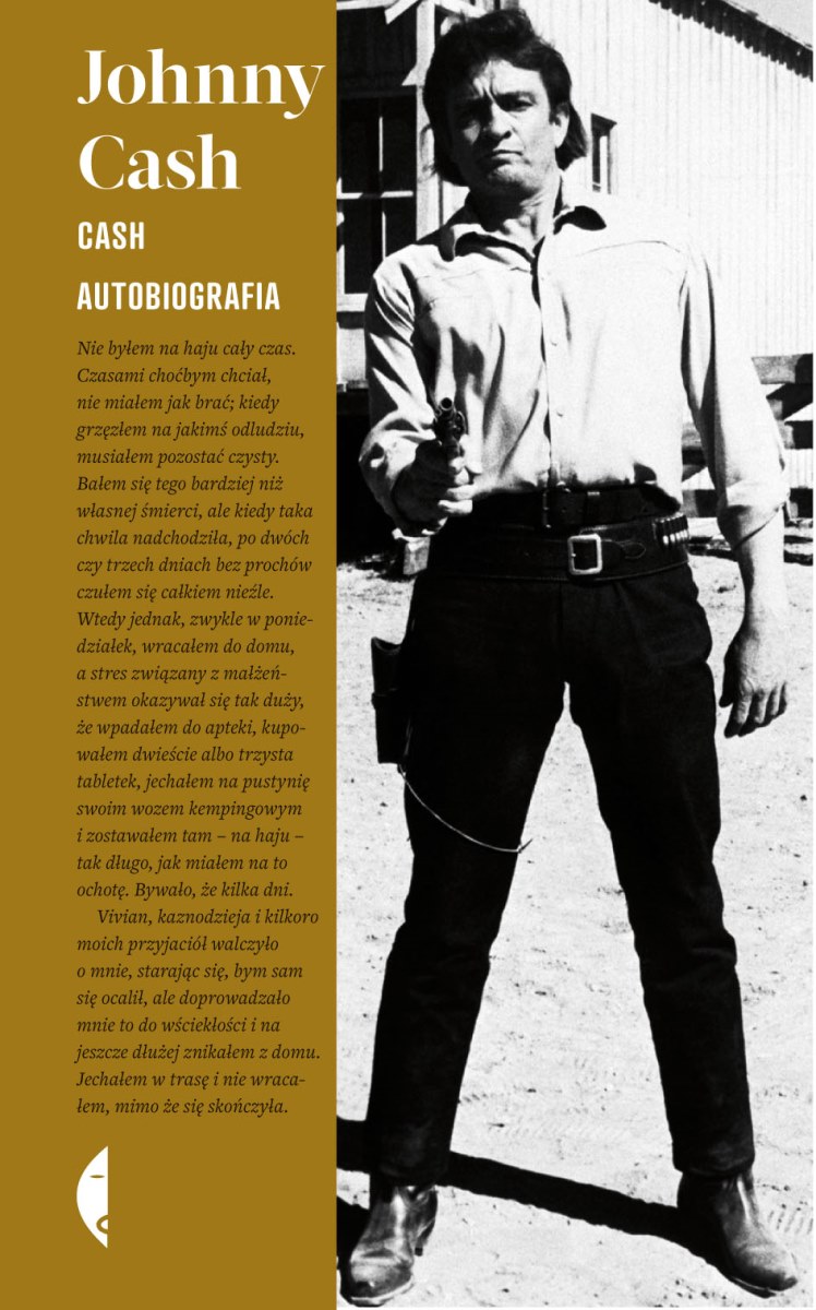 Johnny Cash „Cash. Autobiografia” – okładka (źródło: materiały prasowe)