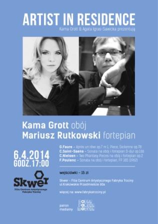 Kama Grott i Mariusz Rutkowski „Artist in Residence" (źródło: materiały prasowe organizatora)