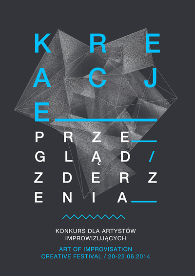 Kreacje / Art of Improvisation Creative Festival, plakat (źródło: mat. prasowe)