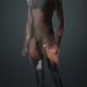 Maciej Rudzin, „Displacement (♀, ♂)”, dyptyk, raytracing 3D, photo Rag, 104x204cm, 2014 (źródło: materiały prasowe orgnizatora)