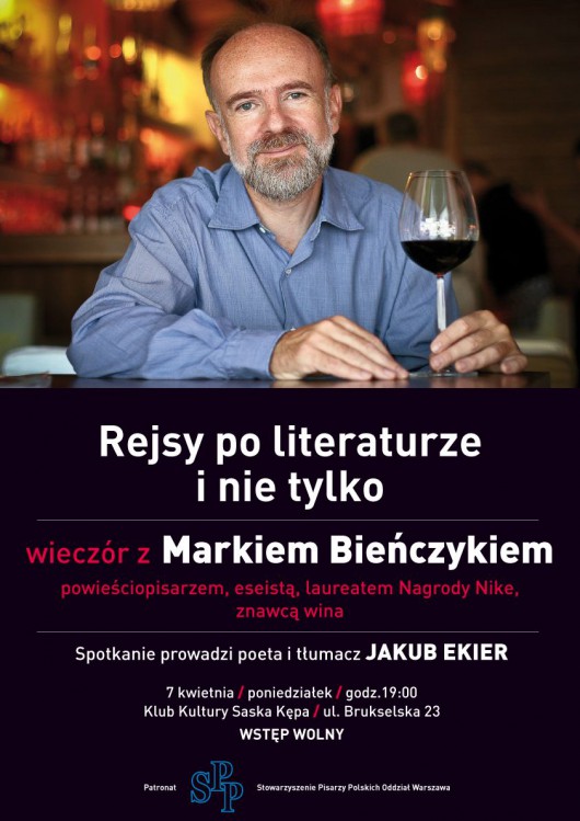 „Rejsy po literaturze i nie tylko”, plakat (źródło: materiały prasowe)