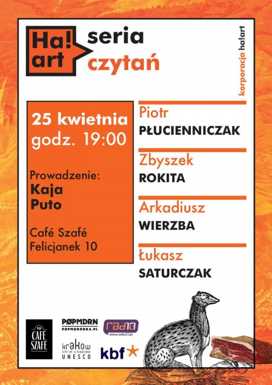 „Ha!art Seria Czytań” – plakat (źródło: materiały prasowe)