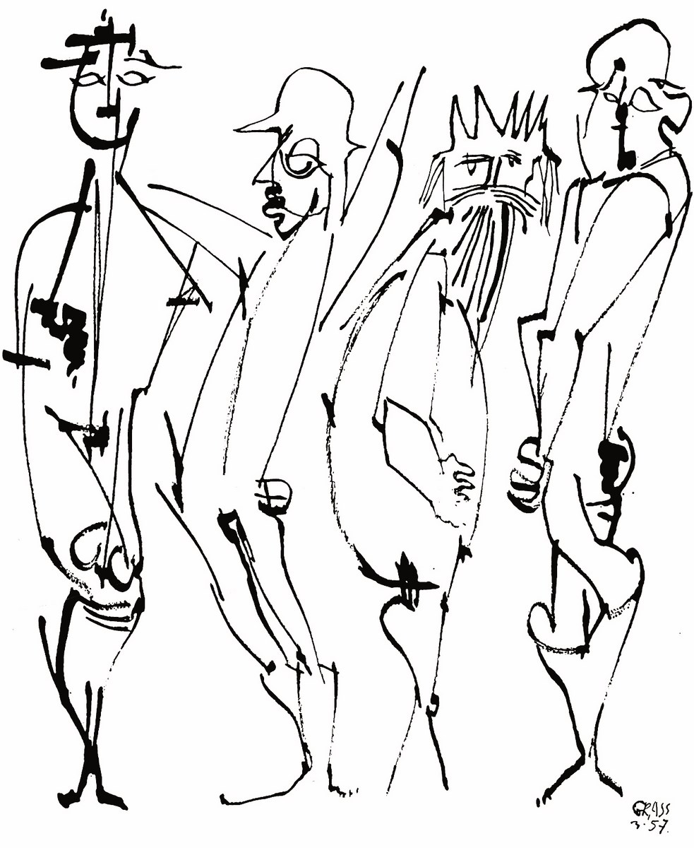 Szkic do baletu „Strachy na wróble”, 1957-58 (źródło: materiały prasowe organizatora)