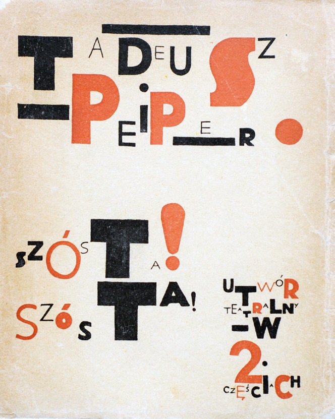 Władysław Strzemiński, „Szósta szósta (Buchumschlag)”, 1926, praca z kolekcji dr Wernera Jerke (źródło: materiały prasowe organizatora)