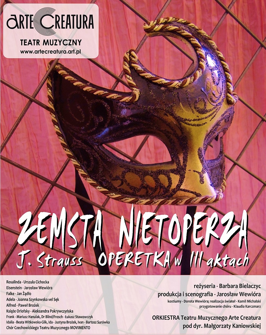 „Zemsta nietoperza", plakat (źródło: mat. prasowe)