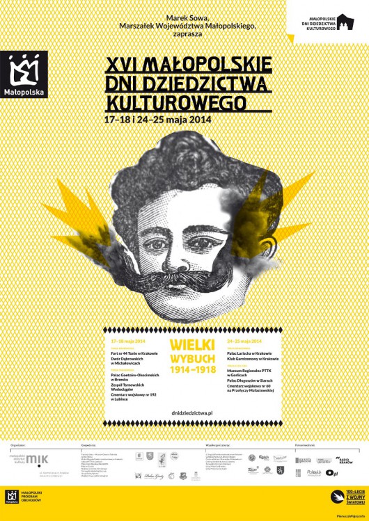 XVI Małopolskie Dni Dziedzictwa Kulturowego – plakat (źródło: materiały prasowe)