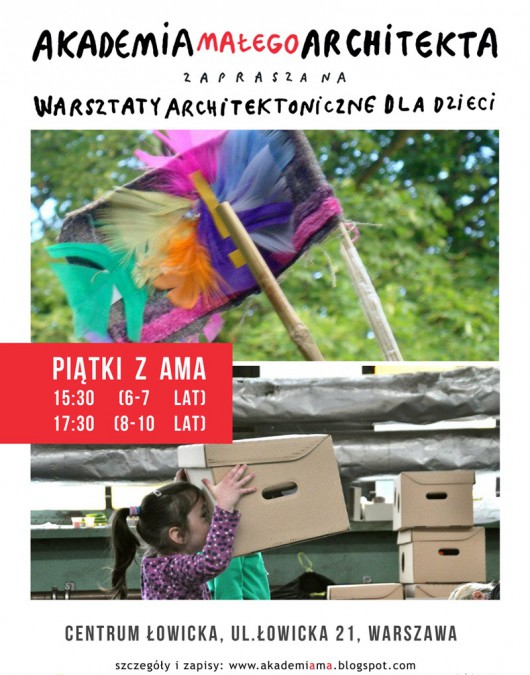 Akademia Małego Architekta, plakat (źródło: materiały prasowe)