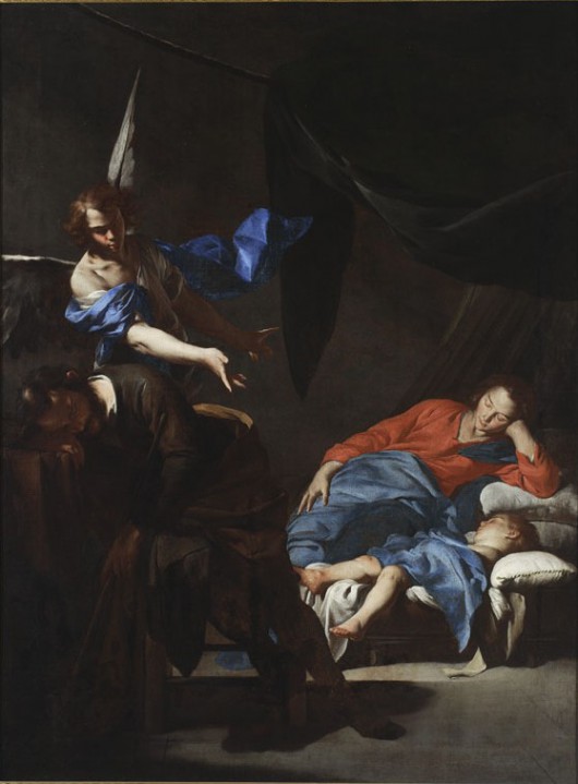 Cavallino, Bernardo (1616 aut 1622-1654 aut 1656) (malarz); „Sen św. Józefa“; ok.1645; olej; płótno; MNW (źródło: materiały prasowe organizatora)