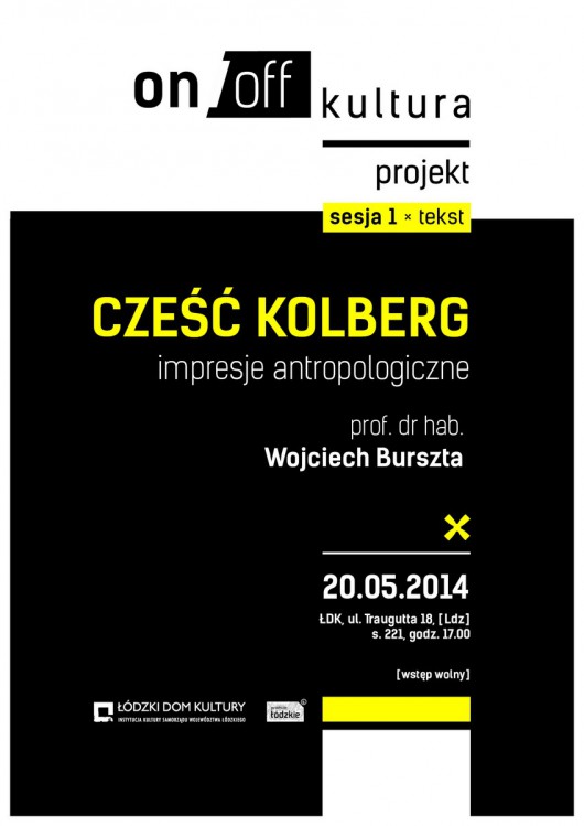 „Cześć Kolberg. Impresje antropologiczne”, plakat (źródło: materiały prasowe)