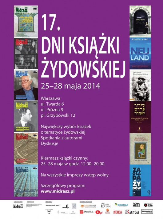 Dni Książki Żydowskiej – plakat (źródło: materiały prasowe)