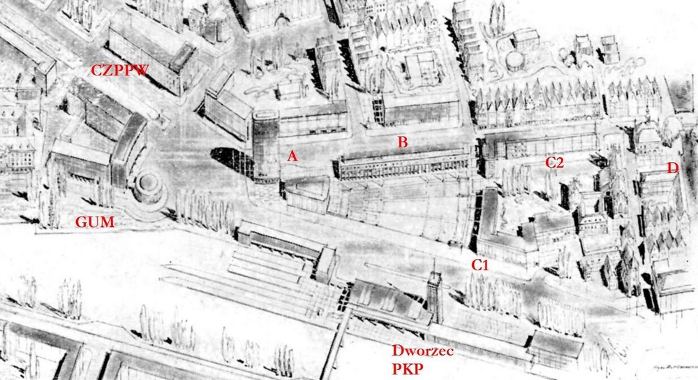 Widok na zespół Gdańsk 1946-7 oraz nową aleję Wałów Piastowskich (źródło: materiały prasowe organizatora)