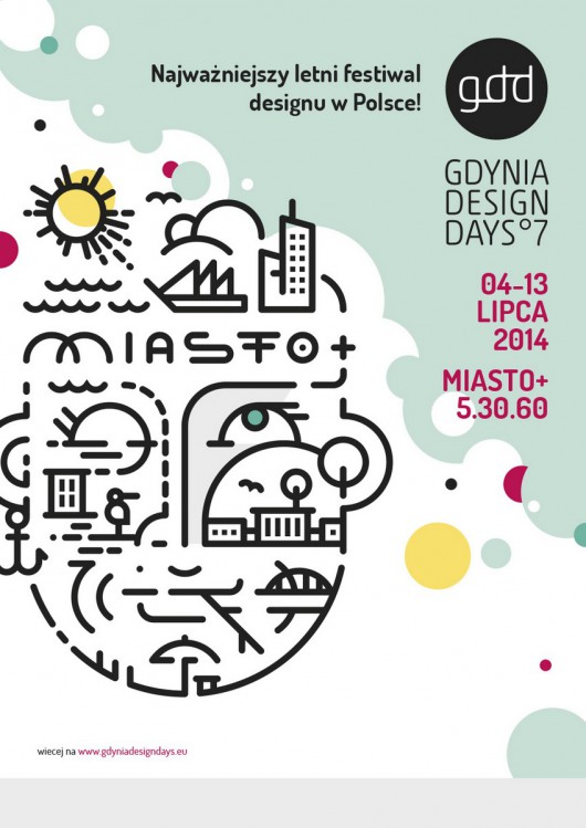 Gdynia Design Days 2014, plakat (źródło: materiały prasowe)