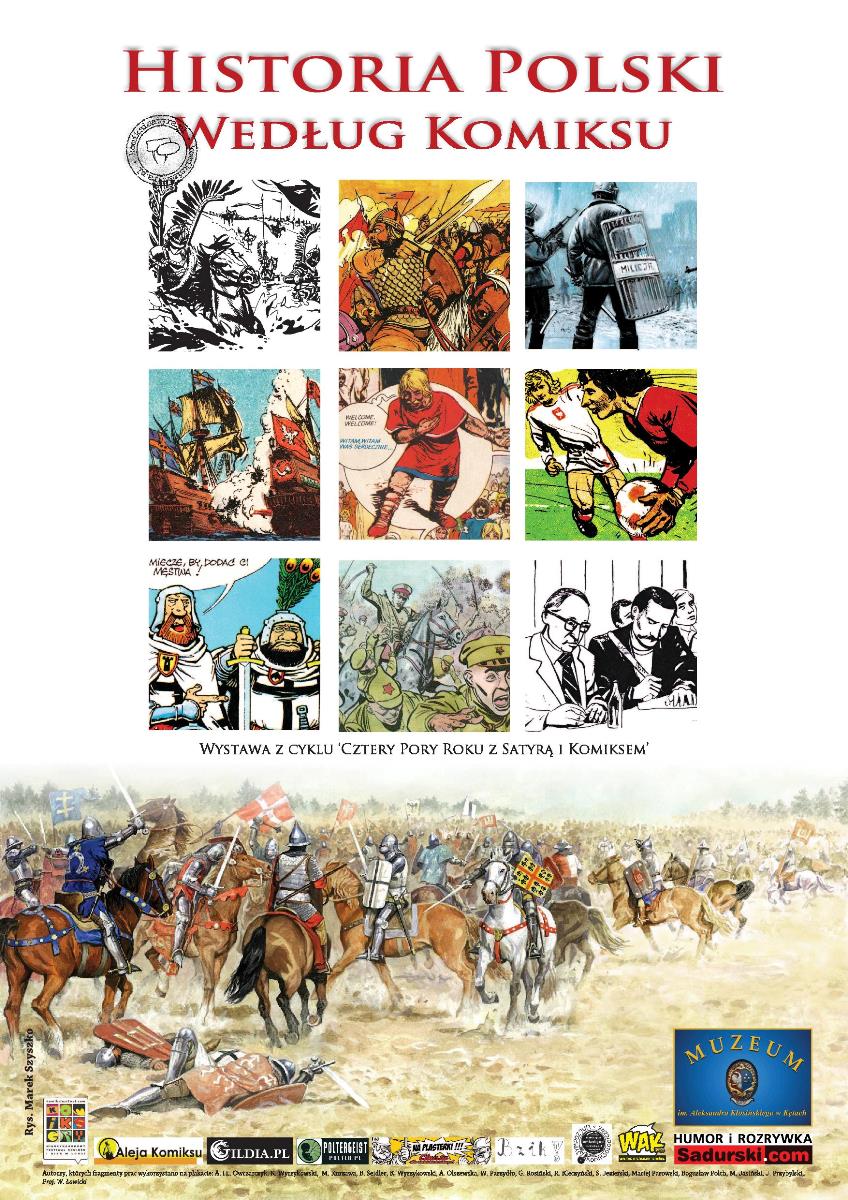 „Historia Polski według komiksu” – plakat (źródło: materiały prasowe)