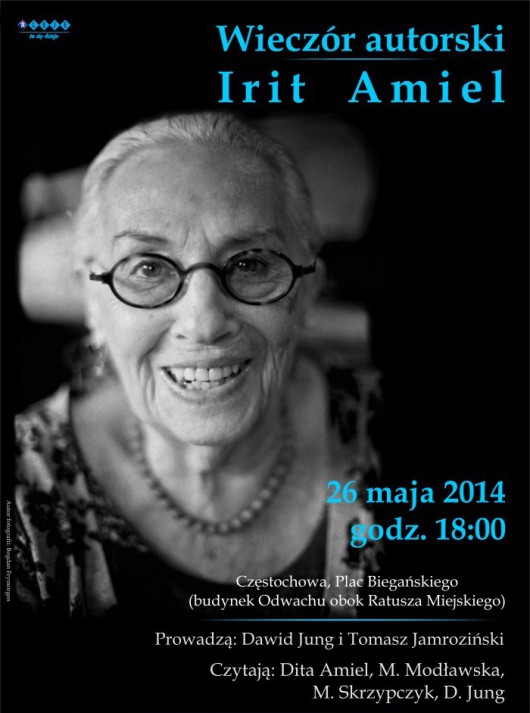 Spotkanie z Irit Amiel – plakat (źródło: materiały prasowe)