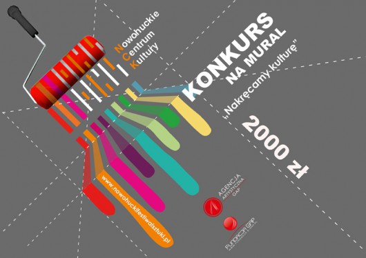 Konkurs na mural artystyczny „Nakręcamy kulturę”, plakat (źródło: materiały prasowe)