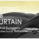 „Lifting the Curtain. Środkowoeuropejskie sieci architektoniczne”. Zdjęcie Chmury z Makroinstalacji Jacka Damięckiego na placu J. Piłsudskiego,1994. Dzięki uprzejmości autora