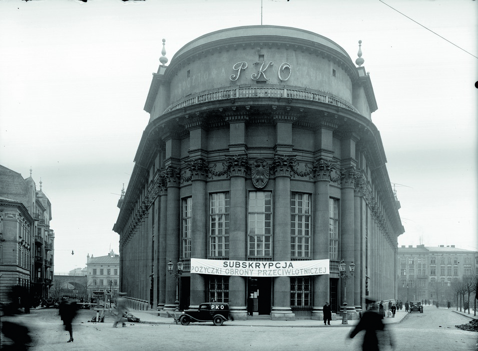 Bank Pocztowej Kasy Oszczędności, widok od strony ulicy Wielopole, lata 20. ©Narodowe Archiwum Cyfrowe (źródło: materiały prasowe organizatora)