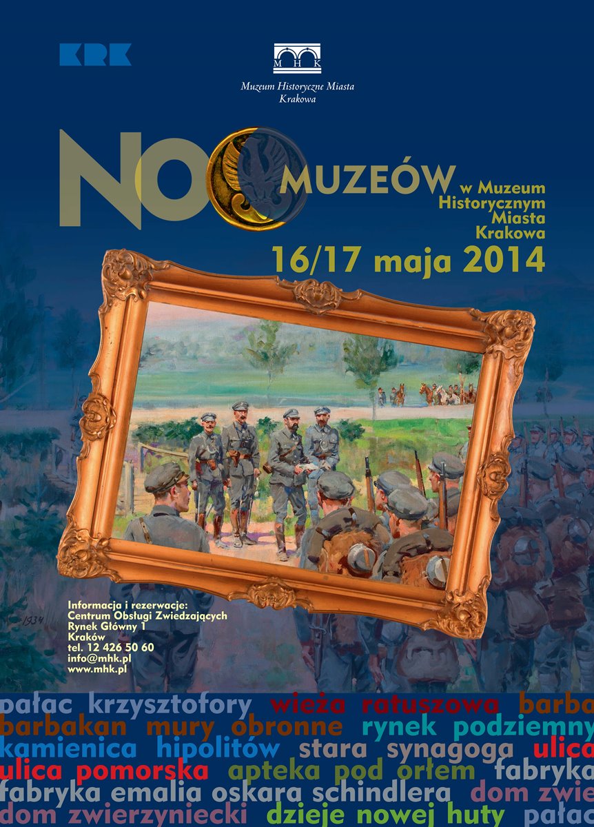 Noc Muzeów w MHK – plakat (źródło: materiały prasowe)