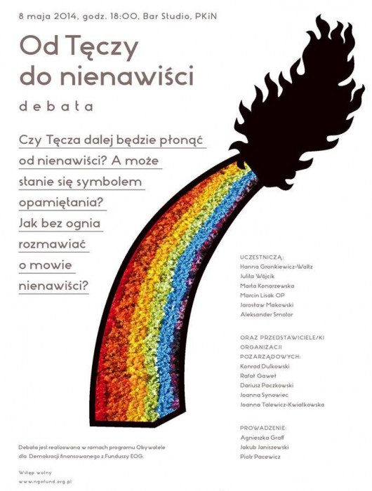 „Od tęczy do nienawiści”, plakat (źródło: materiały prasowe)