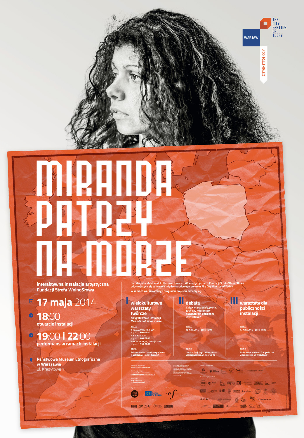 „The City Ghettos of Today”, plakat (źródło: materiały prasowe)