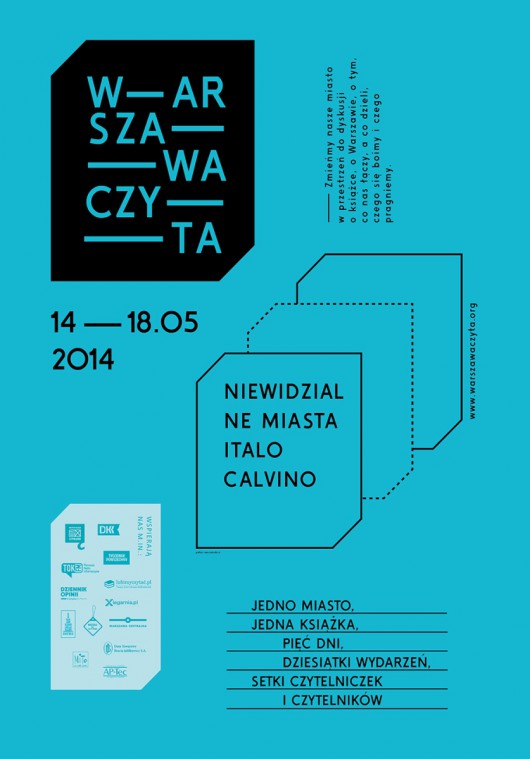 Warszawa Czyta – plakat (źródło: materiały prasowe)