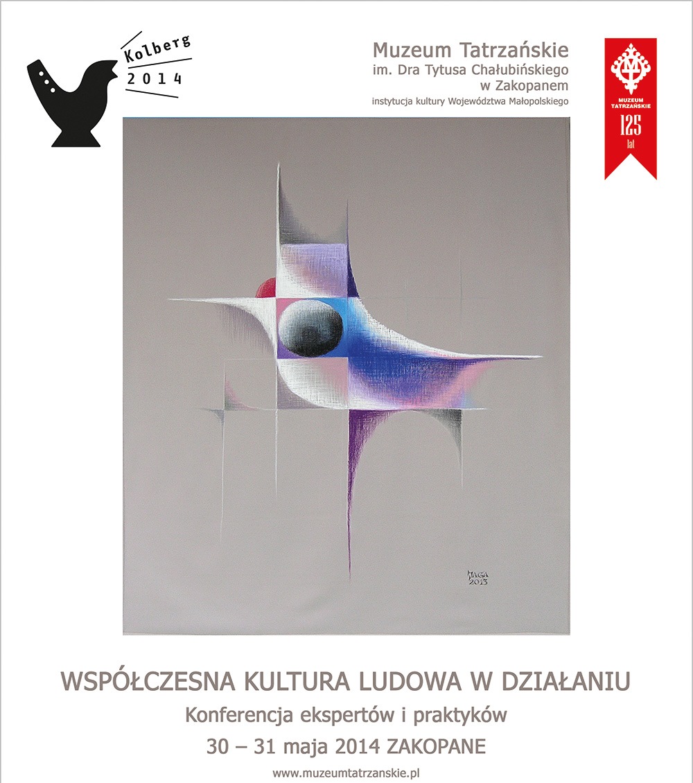 „Współczesna kultura ludowa w działaniu” – plakat (źródło: materiały prasowe)