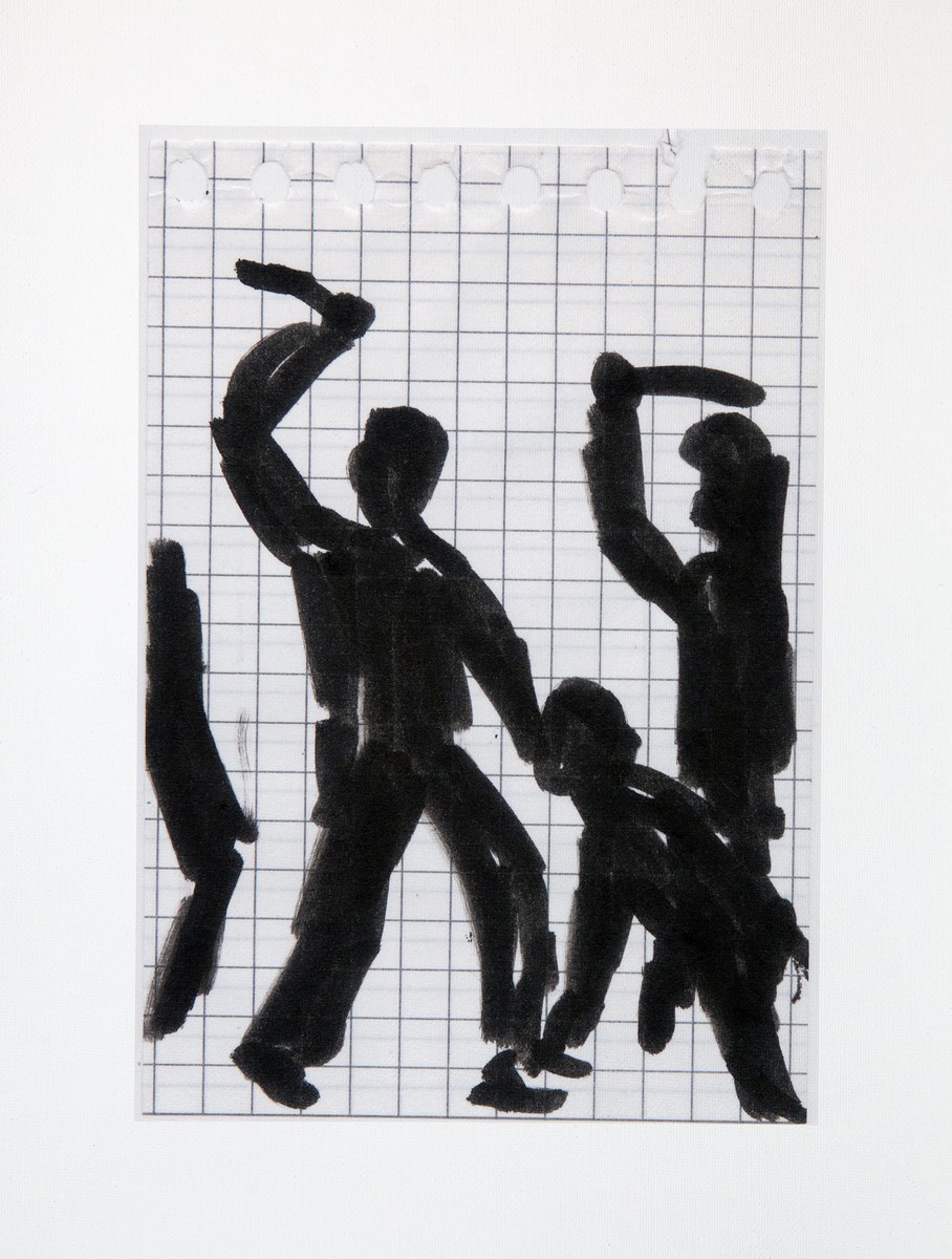 David Ter Oganjan, „Bójka#2”, 2008, wydruk kolorowy na płótnie, 38,5 44,5 cm (źródło: materiały prasowe organizatora)