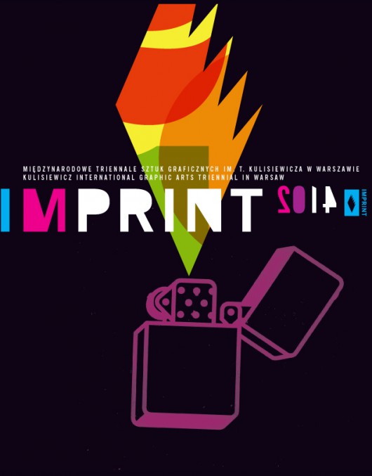Międzynarodowe Triennale Sztuk Graficznych „Imprint 2014”, plakat (źródło: materiały prasowe)