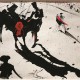 Salvador Dali, „Walka Byków nr 1”, 1965, tusz, pędzel, olej na papierze, 40,6 x 48,2, kolekcja prywatna (źródło: materiały prasowe organizatora)