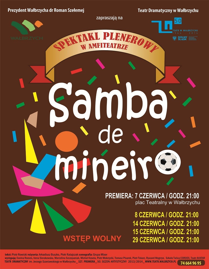 „Samba de mineiro", plakat (źródło: mat. prasowe)
