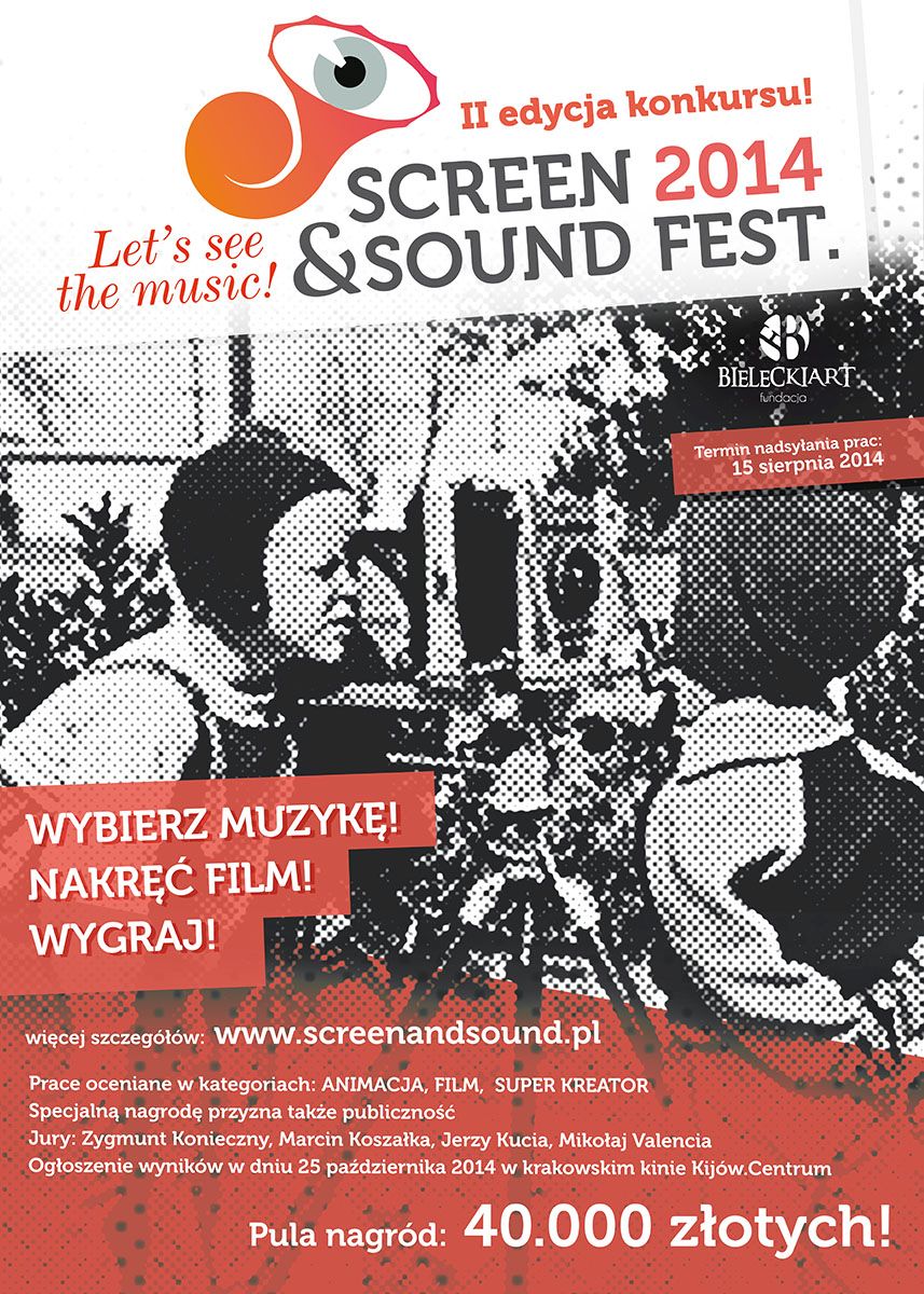 „Screen&Sound Fest”, plakat (źródło: materiały prasowe)