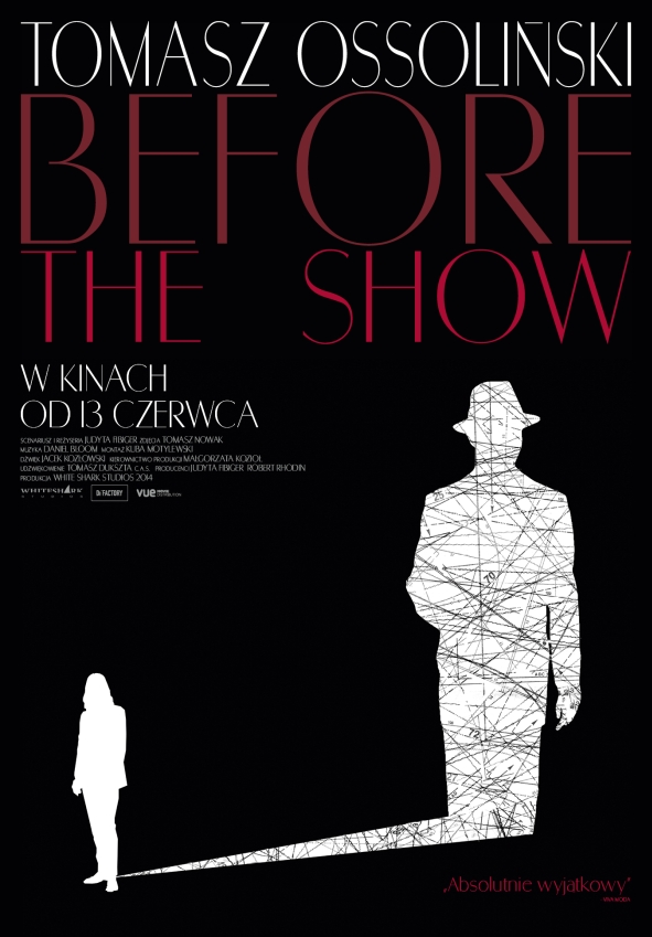 Judyta Fibiger „Tomasz Ossoliński. Before the Show”, plakat (źródło: materiały prasowe)