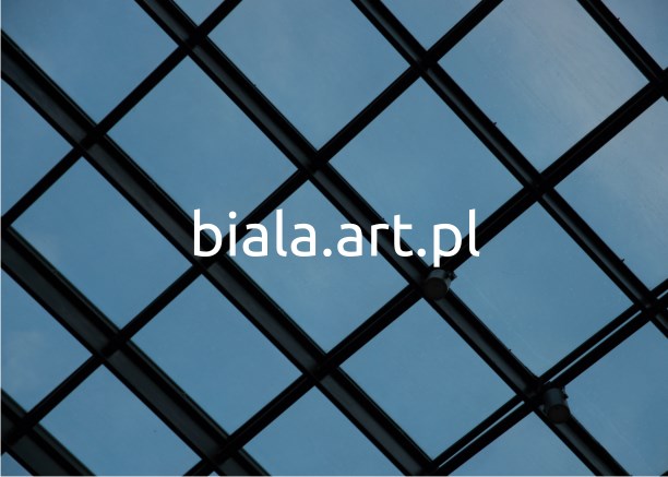 Wystawa „Biala.art.pl”, plakat (źródło: materiały prasowe organizatora)