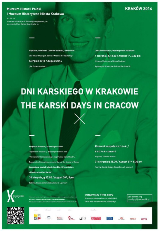 Dni Karskiego w Krakowie – plakat (źródło: materiały prasowe)