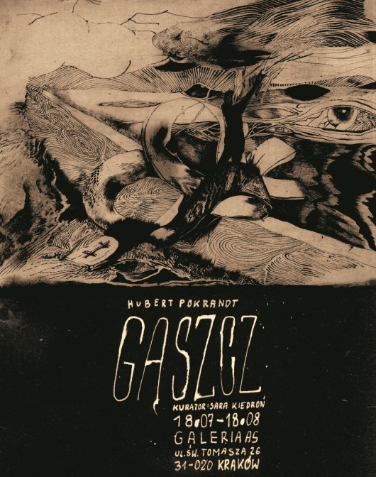 Hubert Pokrandt, „Gąszcz”, Galeria AS w Krakowie, plakat (źródło: materiały prasowe organizatora)