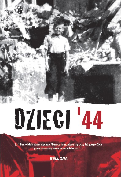 Jerzy Mirecki „Dzieci ’44. Wspomnienia dzieci powstańczej Warszawy” – okładka (źródło: materiały prasowe)