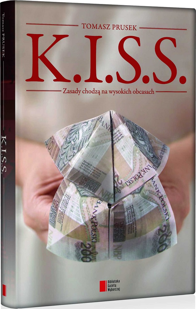 Okładka powieści K.I.S.S autorstwa Tomasza Pruska (źródło: materiały prasowe organizatora)