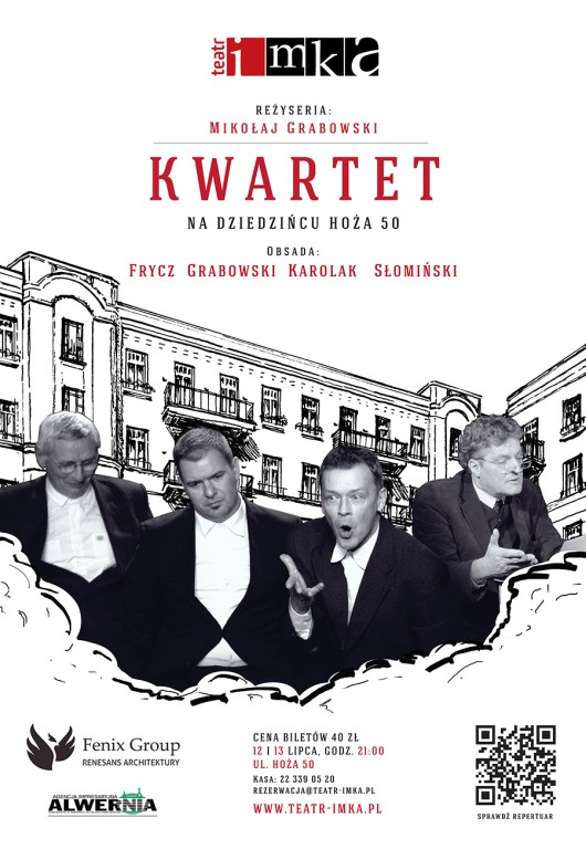 „Kwartet", reż. Mikołaj Grabowski, plakat (źródło: materiały prasowe organizatora) 