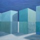 Lidia Zarzeczna Szkwerko, „Bloki blue”, 100x50, 2013 (źródło: materiały prasowe organizatora)