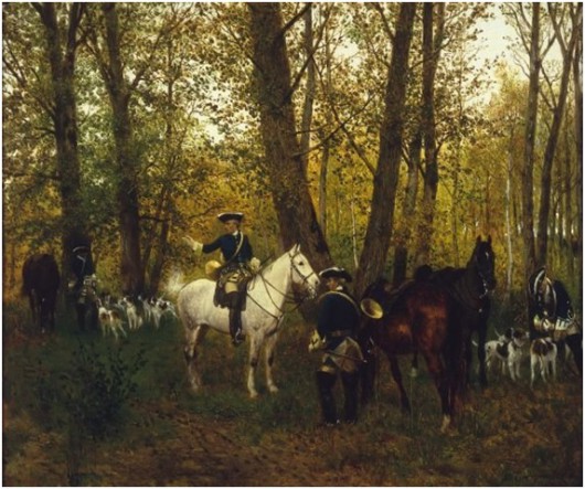Maksymilian Gierymski, „Odpoczynek na polowaniu”, 1872, wł. MNK (źródło: materiały prasowe organizatora)