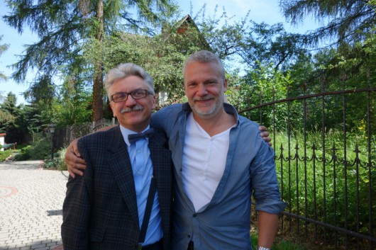 Martin Widmark i Wojciech Widłak (źródło: materiały prasowe) 