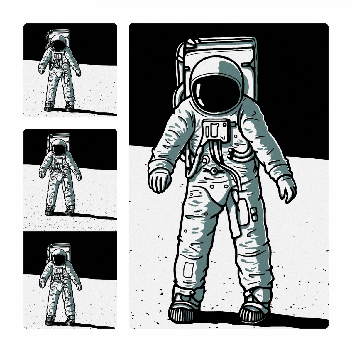 Michaela Konrad, „Astronaut vorne”, z cyklu „Spacelove” (źródło: materiały prasowe organizatora)