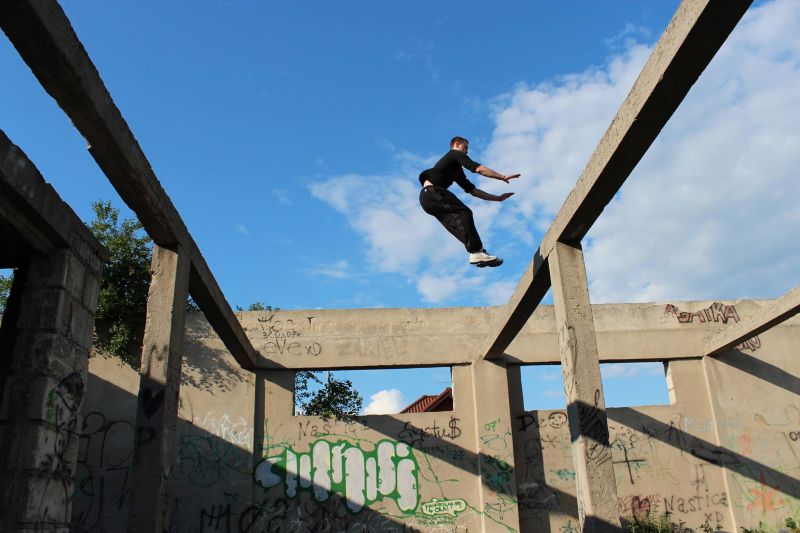 Parkour Movie Night, Centrum Kultury, Lublin (źródło: materiały prasowe organizatora)