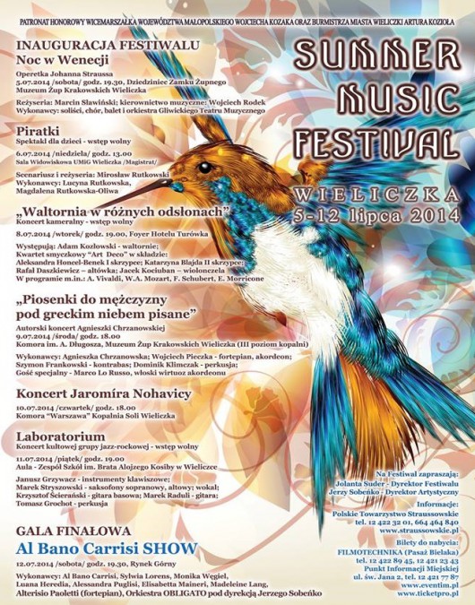 Summer Music Festival, plakat (źródło: materiały prasowe organizatora) 