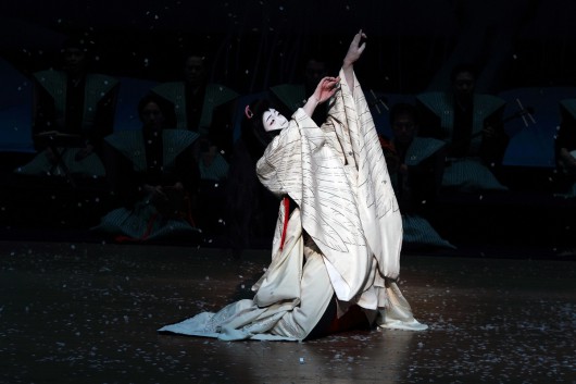 Kadr z występu teatru kabuki (źródło: materiały prasowe organizatora)