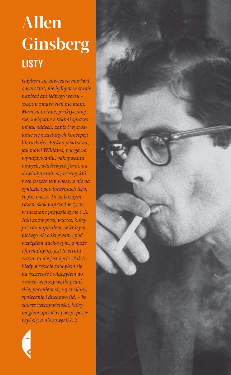 Allen Ginsberg „Listy” – okładka (źródło: materiały prasowe)